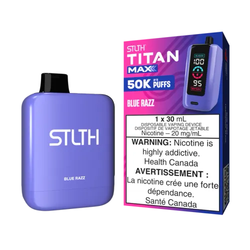 STLTH TITAN Blue Razz 50K
