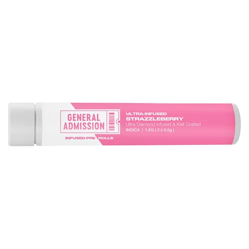Strazzleberry 60%+ Ultra-Infused Pre-Rolls Strazzleberry 60%+ Ultra-Infused Pre-Rolls