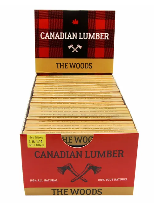 The Woods 1.25" Rolling Papers & Filter Tips