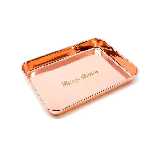 Blazy Susan - Rolling Tray - Rose Gold