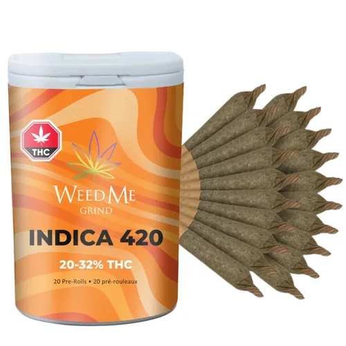 Indica 420 20 x 0.4g Pre-Rolls