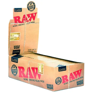 Raw - Classic Single Wide DW Rolling Papers - 100PC