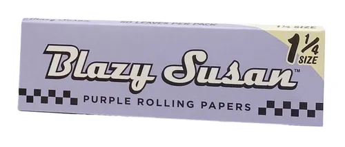 Blazy Susan - 1 1/4 Rolling Papers - Purple Paper