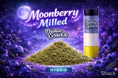 DOOBIE SNACKS Moonberry Milled Flower 7g DOOBIE SNACKS Moonberry Milled Flower 7g