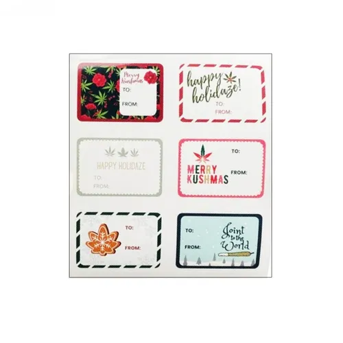 Holiday Gift Tag Sticker Sheet