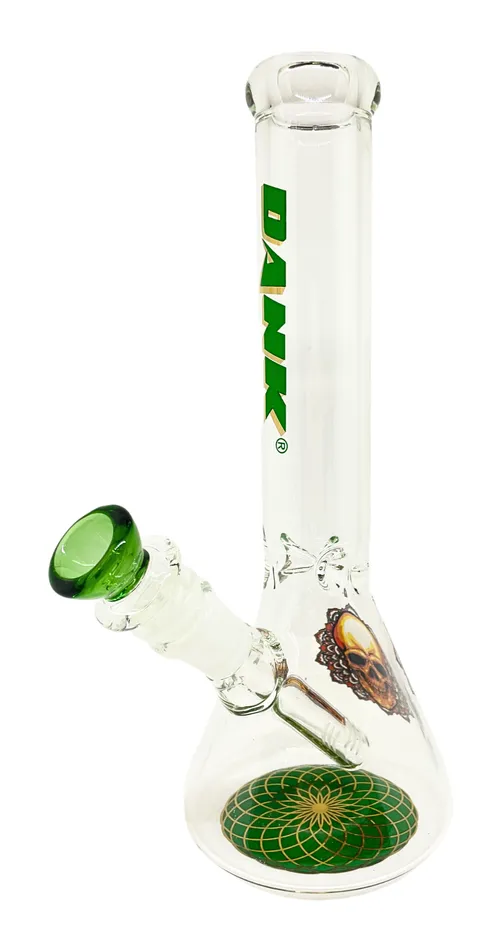 9.5" DANK Beaker Glass Water Bong