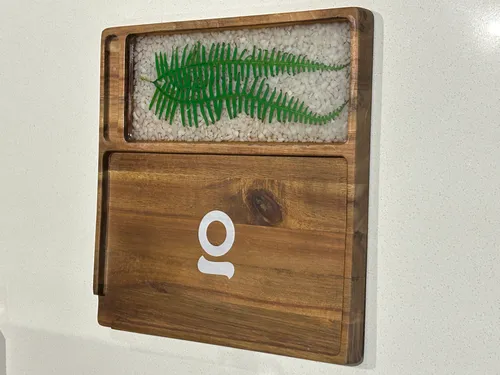 Ongrok - Wood Rolling Tray - Leaf