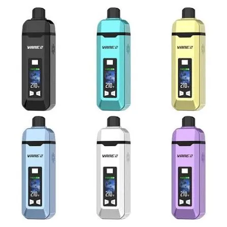 Yocan Vane 2 Herbal Vaporizer, Green, White, Purple and Yellow Yocan Vane 2 Herbal Vaporizer, Green, White, Purple and Yellow