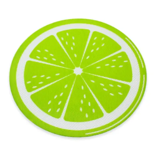 8" Fruity Silicone Dab Mat - Lime