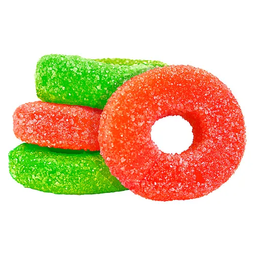 Olli O's - Sour Cherry & Watermelon THC/CBG/THCV Hybrid -4 Pack Olli O's - Sour Cherry & Watermelon THC/CBG/THCV Hybrid -4 Pack