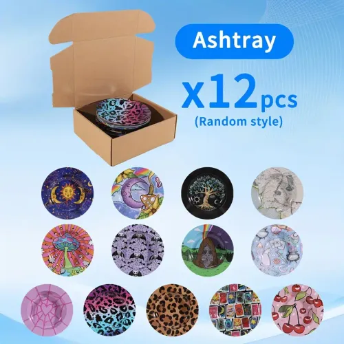 Ashtray Iron Printed Desktop Ashtray Iron Printed Desktop