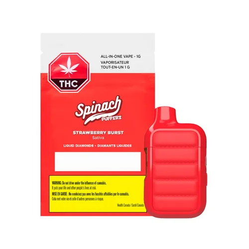 Pufferz Strawberry Burst All-in-One Liquid Diamonds Vape Pufferz Strawberry Burst All-in-One Liquid Diamonds Vape