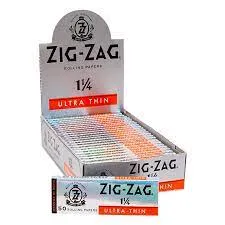 Zig Zag Silver Ultra Thin Single Wide Rolling Papers