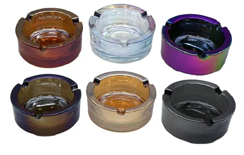 Glass Ashtray - Glow in the Dark