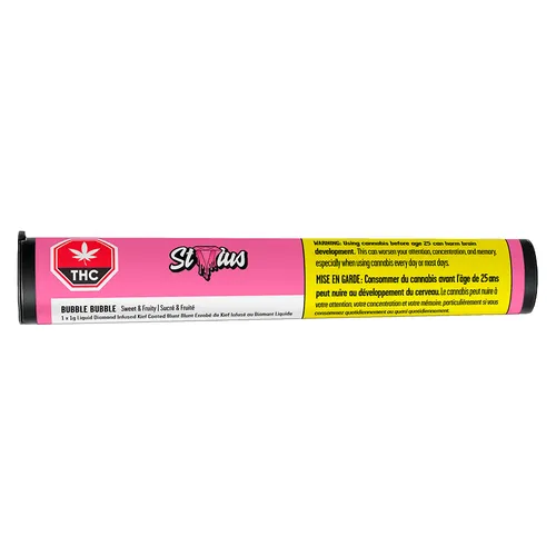 Bubble Bubble Liquid Diamond Infused Kief Coated Blunt