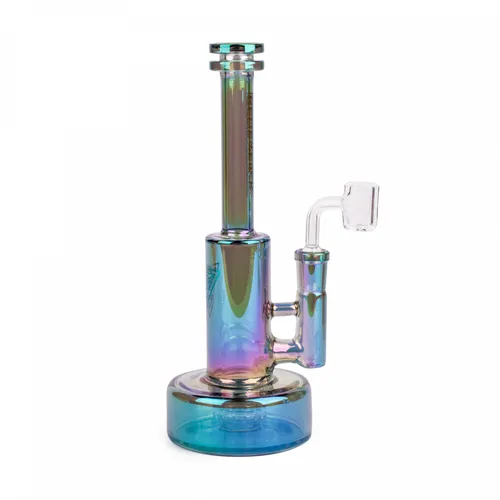 Red Eye Glass - 9" Metallic Terminator Finish Avalon Concentrate Rig - Red Wine