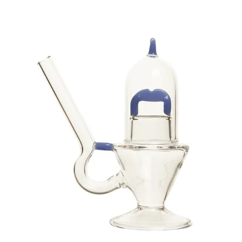 7.5" Hash Glass Bong (Milky Blue)