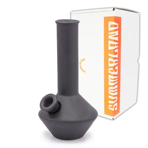 Summerland Ceramic 10" Pleasure Point Bong - Black