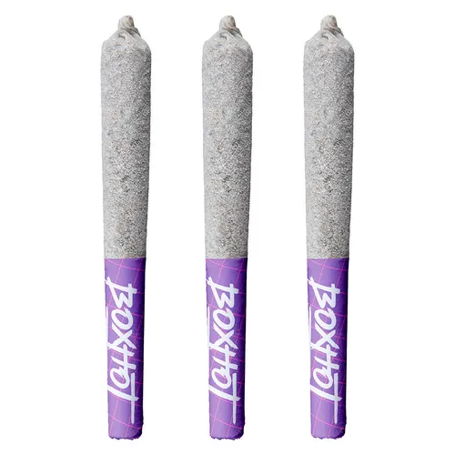 BOXHOT - Diamond Doobies Deluxe Pineapple Purps Infused Pre-Roll - 3x0.5g