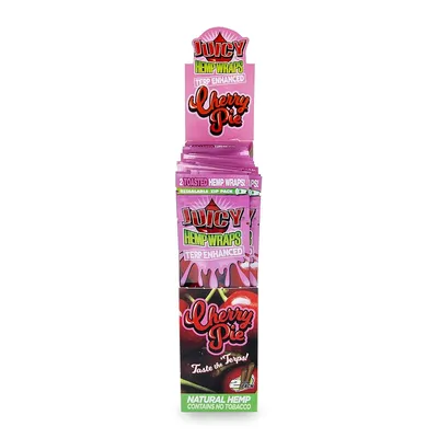 Juicy Terp Enhanced Hemp Wraps(Cherry Pie)