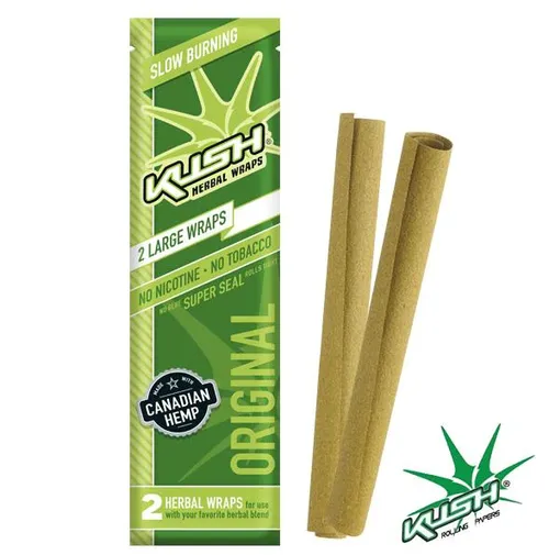 Kush Hebal Hemp Pre-Rolled 2 Cone Wrap