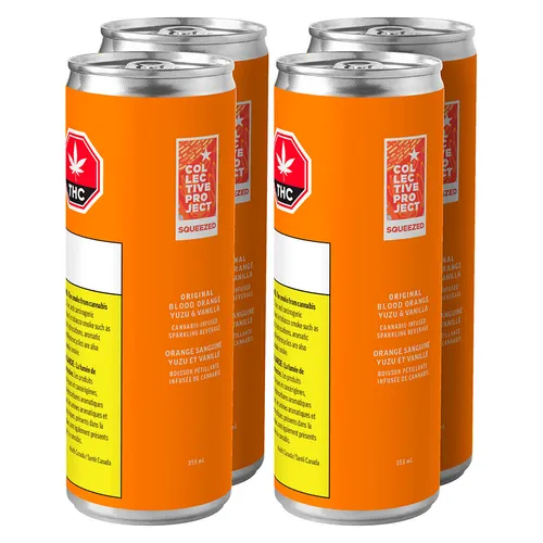 Collective Project - Original Blood Orange Yuzu & Vanilla Beverage - Original Blood Orange Yuzu & Vanilla Sparkling Juice 4x355ml Beverages Collective Project - Original Blood Orange Yuzu & Vanilla Beverage - Original Blood Orange Yuzu & Vanilla Sparkling Juice 4x355ml Beverages