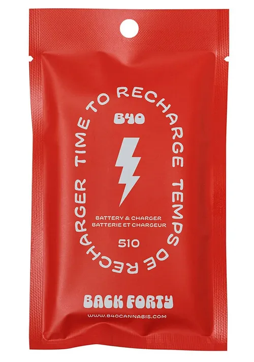 Back Forty 510 Vape Battery - Back Forty Battery | Silver