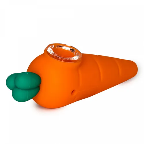LIT Silicone 4.5" Carrot Hand Pipe