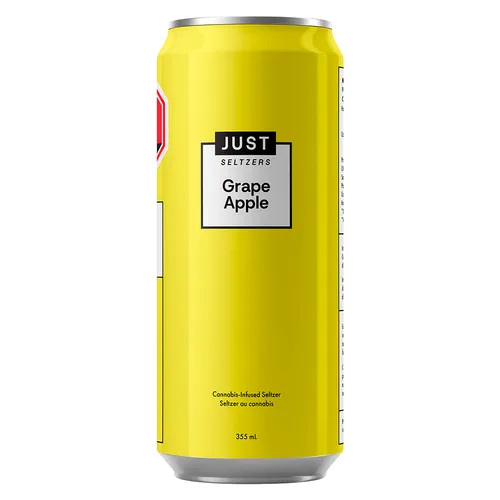 JUST Seltzers - Grape Apple - Hybrid - 355ml JUST Seltzers - Grape Apple - Hybrid - 355ml