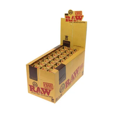 RAW Classic King Size Pre-rolled Cones 3 Pack
