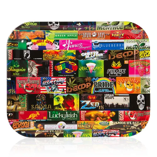 Raw Rolling Tray Paper History 101 Large