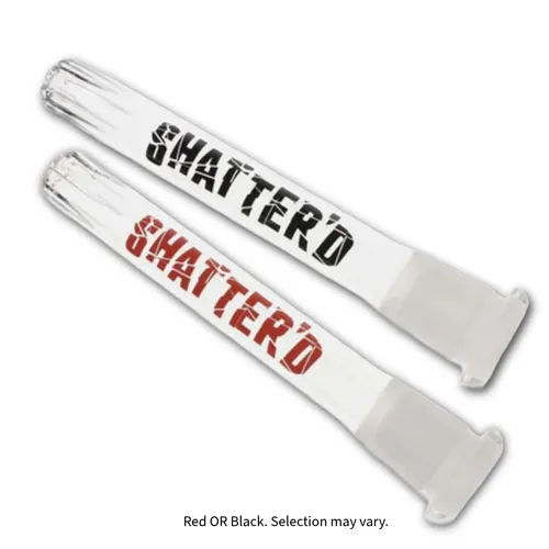 4" Shatter'd Glassworks Vertical Slit Diffused Downstem