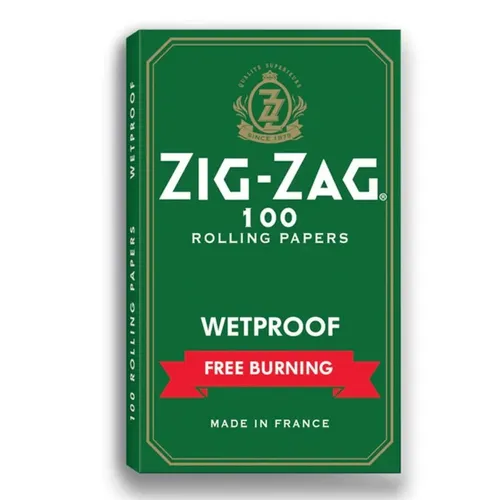 Zig Zag Green - Wetproof Rolling Papers - Double Wide