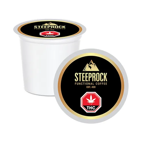 Steeprock Functional Coffee est. 420 - THC Coffee Pods - THC Coffee Pods 2 Pack Beverages