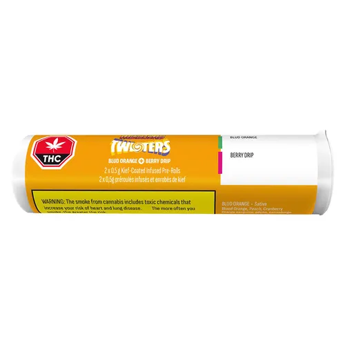 Twisters - Blud Orange & Berry Drip Infused Pre-Rolls Twisters - Blud Orange & Berry Drip Infused Pre-Rolls