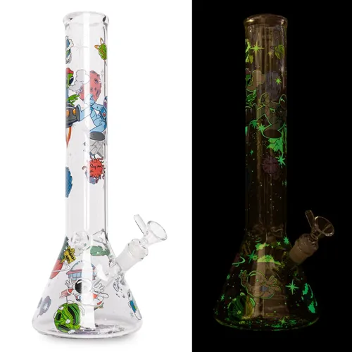 Red Eye Glass 15" Lost in Space Glow-in-the-Dark Beaker