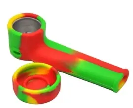 Silicone pipe w/ Lid