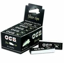 OCB - Black Premium Filter-Tips - 50PC