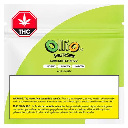 Sour Kiwi & Mango THC/CBG/CBD Sour Kiwi & Mango THC/CBG/CBD