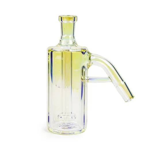 Red Eye Tek 14mm 45 Degree Terminator Hex Tube Ash Catcher - Rainbow Metallic