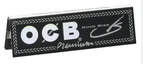 OCB - Premium Black King Size Rolling Papers - 32PC