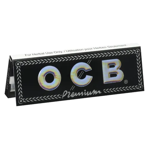 Premium Black 1 1/4 Rolling Papers