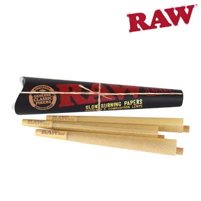 RAW Black King Size Cones