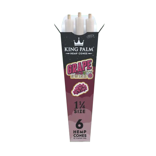 King Palms - Grape Swish 1 1/4 Hemp Cones