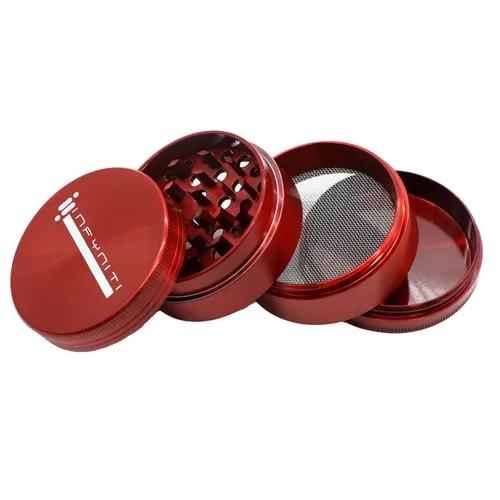 Infyniti 56mm Grinder - Red