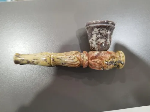 Hand Crafted Stone Pipe