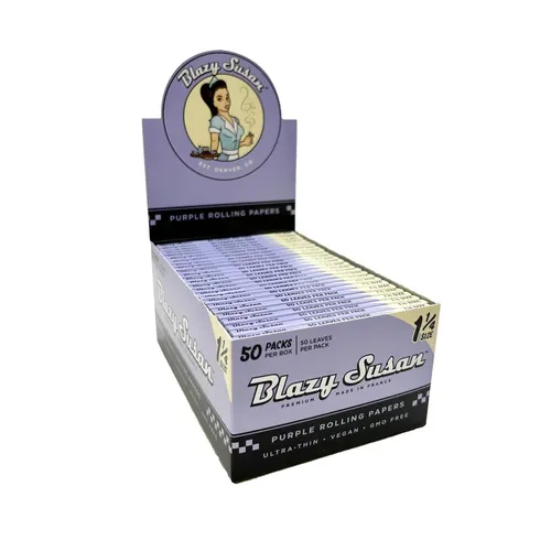 Blazy Susan - Purple Rolling Papers - 1-1/4