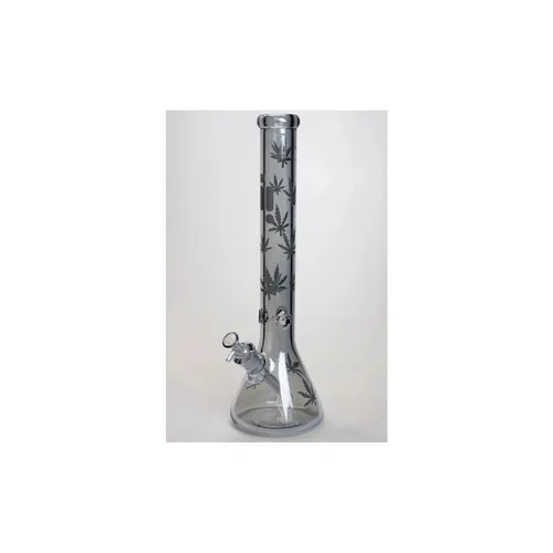 18" Light Blue Leaves Beaker
