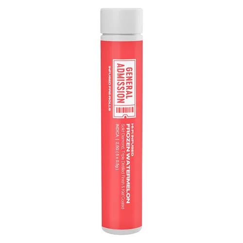 Frozen Watermelon HI-FI Infused & Kief Coated Pre-Rolls Frozen Watermelon HI-FI Infused & Kief Coated Pre-Rolls