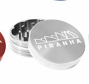Piranha Grinder - 2-Piece 3.5" - Silver